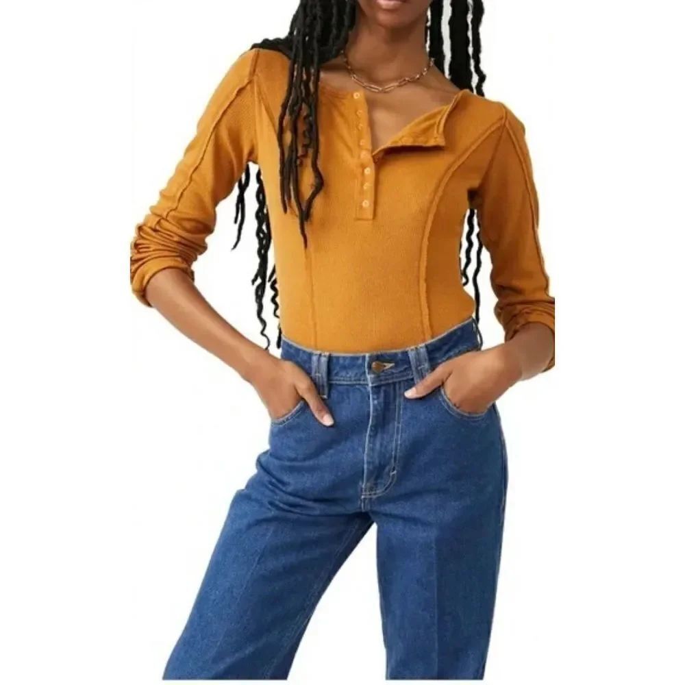 NWT Free People Sloane Amber Bodysuit S